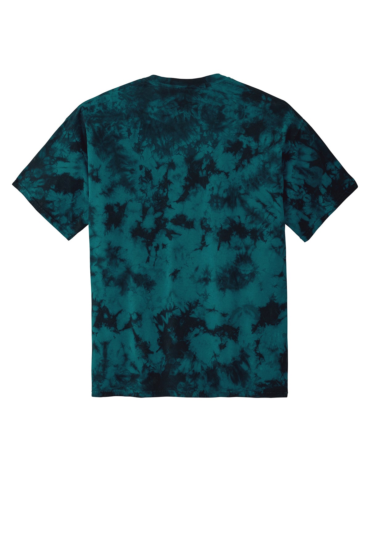 Adult Black Teal Tie Dye Shirt