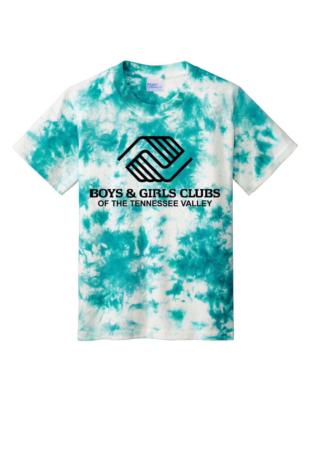 Youth Teal Tie Dye Shirt